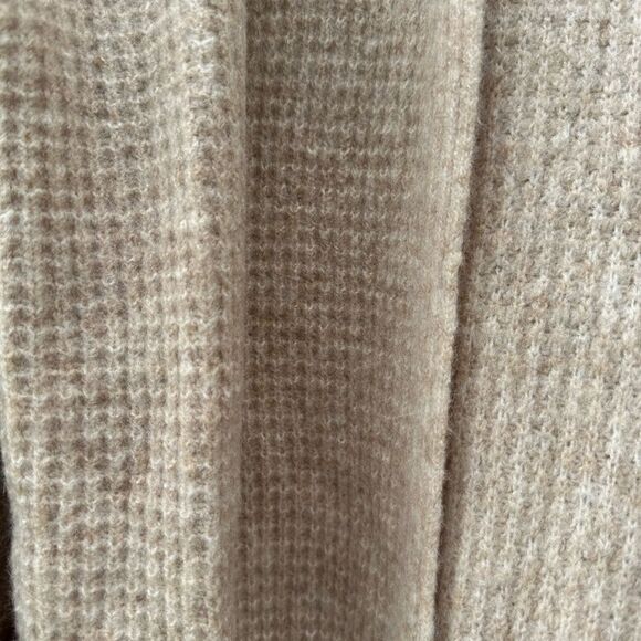 Classic Cream Open-Front Sweater by Express - Picture 3 of 8